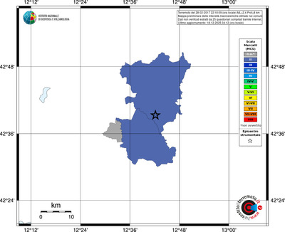 Mappa MCS - territori comuni