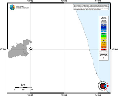 Mappa MCS - territori comuni