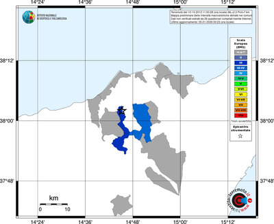 Mappa EMS - territori comuni