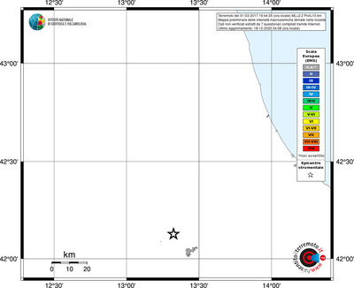Mappa EMS - territori località