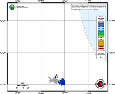 Mappa EMS - territori comuni