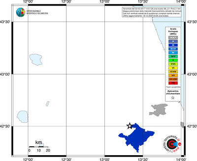 Mappa EMS - territori comuni
