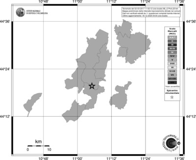 Mappa MCS - territori comuni
