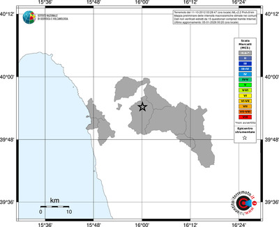 Mappa MCS - territori comuni