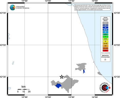 Mappa MCS - territori comuni