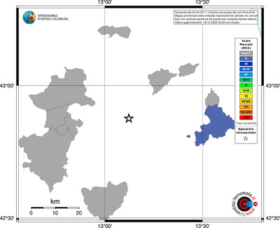 Mappa MCS - territori comuni