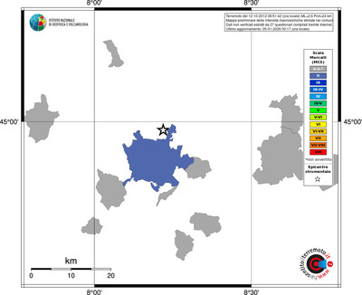 Mappa MCS - territori comuni