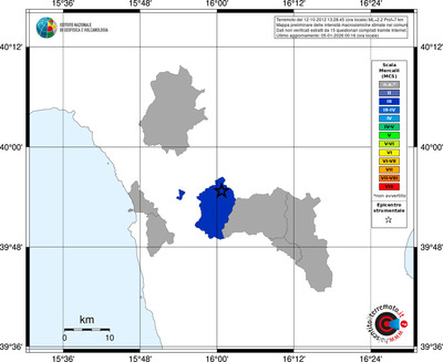 Mappa MCS - territori comuni