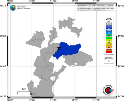 Mappa MCS - territori comuni