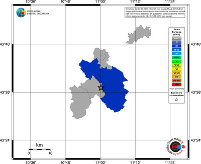 Mappa EMS - territori comuni