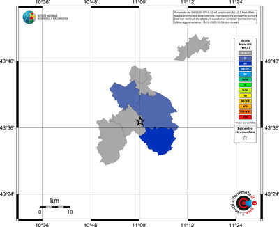 Mappa MCS - territori comuni