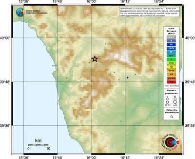 Mappa EMS - località
