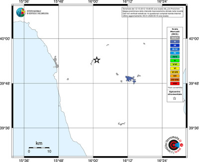 Mappa MCS - territori località