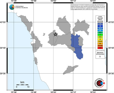 Mappa MCS - territori comuni
