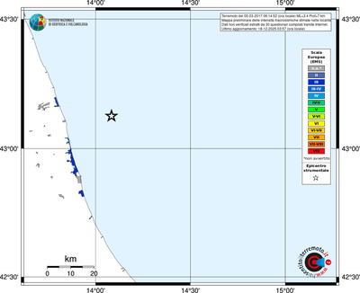 Mappa EMS - territori località