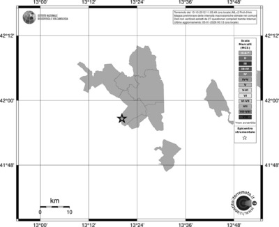 Mappa MCS - territori comuni
