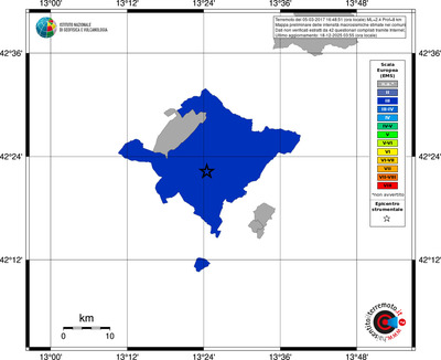 Mappa EMS - territori comuni