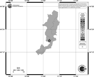 Mappa EMS - territori comuni