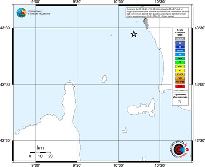 Mappa EMS - territori località