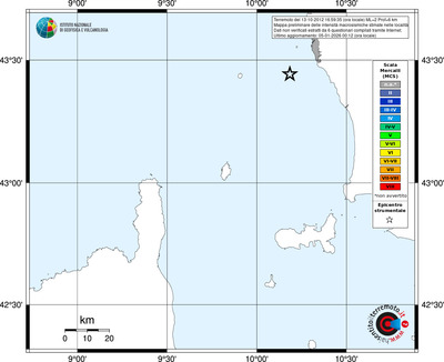 Mappa MCS - territori località
