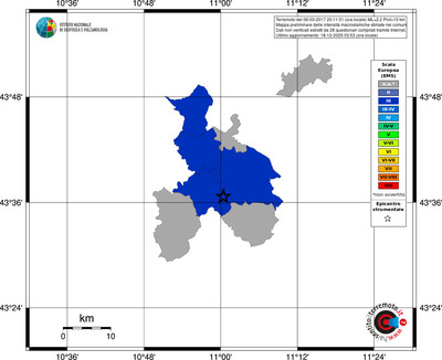 Mappa EMS - territori comuni