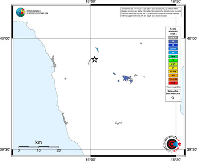Mappa MCS - territori località
