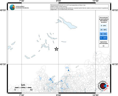 Mappa territorio comunale con almeno 3 questionari