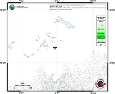 Mappa territorio comunale con almeno 3 questionari