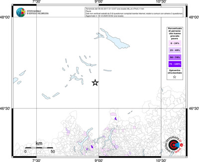 Mappa territorio comunale con almeno 3 questionari
