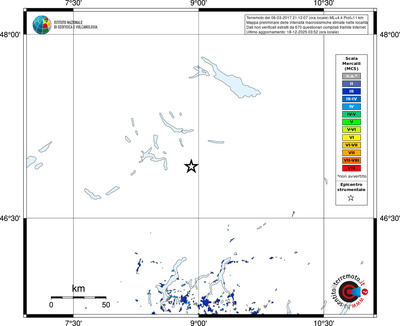Mappa MCS - territori località