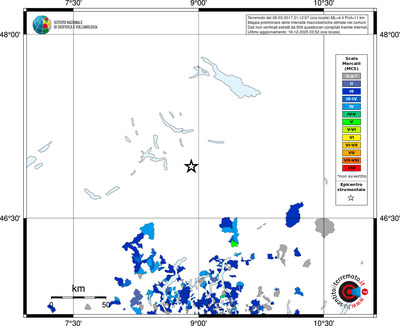 Mappa MCS - territori comuni
