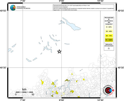 Mappa territorio comunale con almeno 3 questionari
