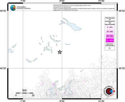 Mappa territorio comunale con almeno 3 questionari