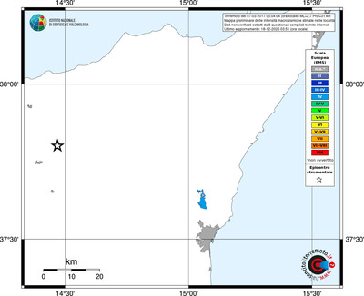 Mappa EMS - territori località
