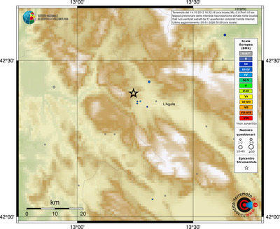 Mappa EMS - località