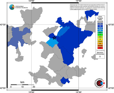 Mappa EMS - territori comuni