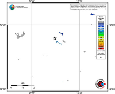 Mappa MCS - territori località