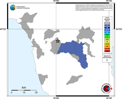 Mappa MCS - territori comuni