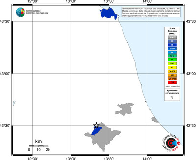 Mappa EMS - territori comuni