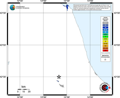 Mappa MCS - territori località