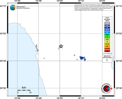 Mappa EMS - territori località