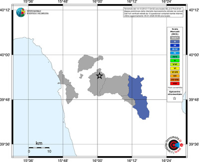 Mappa MCS - territori comuni