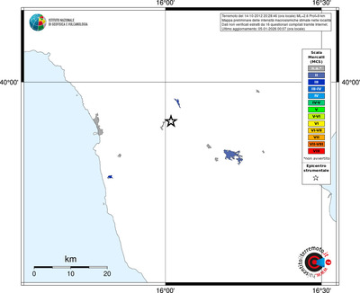 Mappa MCS - territori località