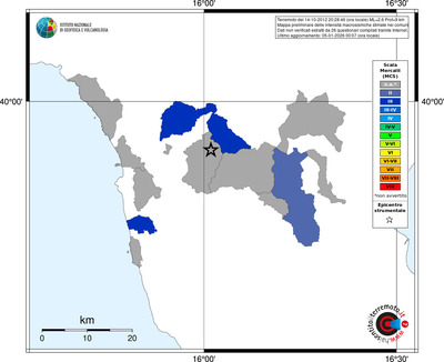 Mappa MCS - territori comuni