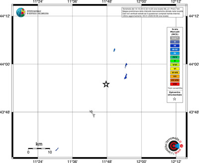 Mappa MCS - territori località
