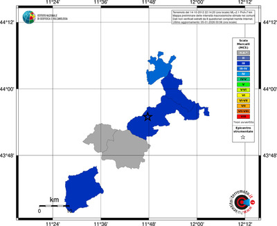 Mappa MCS - territori comuni