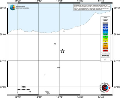 Mappa EMS - territori località