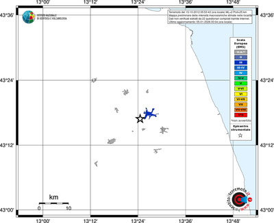 Mappa EMS - territori località