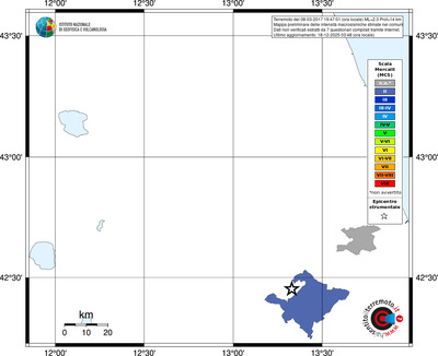 Mappa MCS - territori comuni