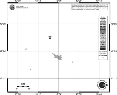 Mappa EMS - territori località